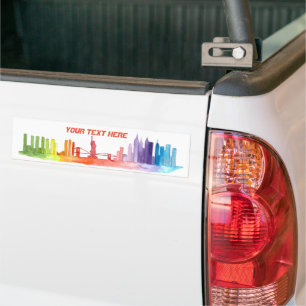 Autocollant De Voiture Skyline de la ville de NEW YORK Manhattan Brooklyn