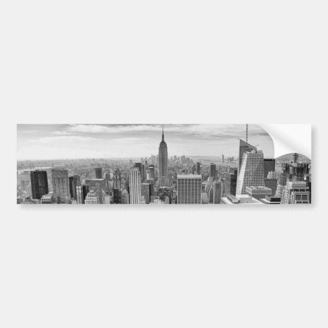 Autocollant De Voiture Skyline de New York (Devant)