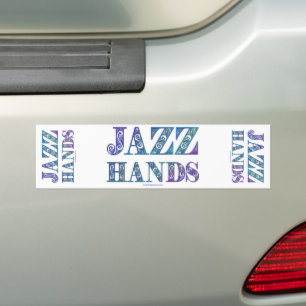 Autocollant De Voiture SlipperyJoe's comédie musicale Broadway Jazz Hands