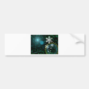 Autocollant De Voiture Snowflake numérique Nature Hiver Paix Aimer Destin