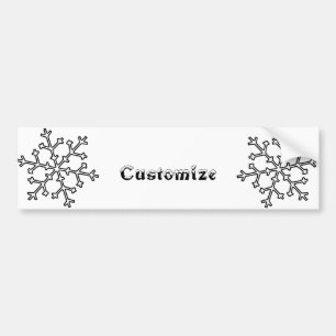 Autocollant De Voiture Snowflakes Thunder_Cove