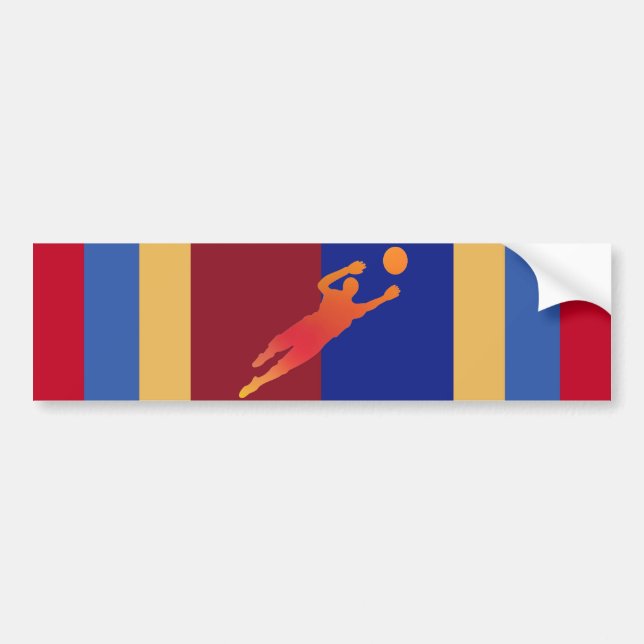 Autocollant De Voiture Soccer Bumpersticker (Devant)