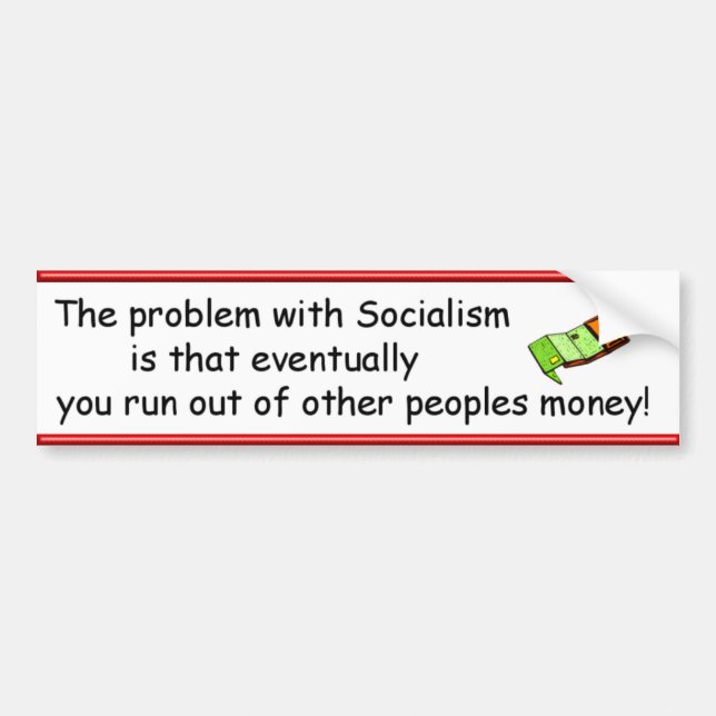Autocollant De Voiture Socialisme (Devant)