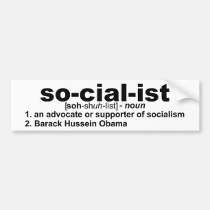 Autocollant De Voiture Socialiste