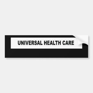 AUTOCOLLANT DE VOITURE SOINS DE SANTÉ UNIVERSELS