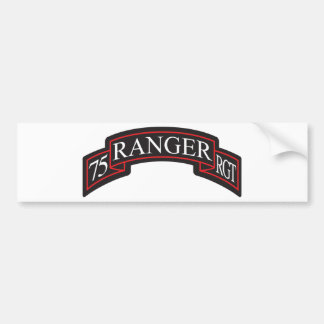 Autocollant De Voiture soixante-quinzième Rouleau de régiment de Rangers