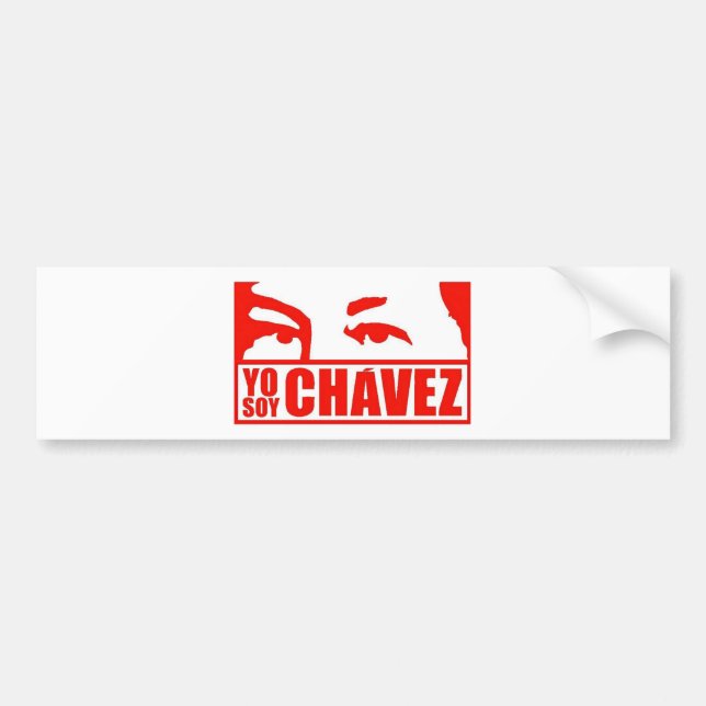 Autocollant De Voiture Soja de Yo Chávez - Hugo Chávez - Venezuela (Devant)