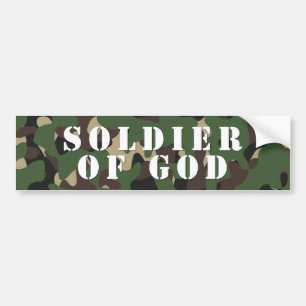 Autocollant De Voiture Soldat De Dieu