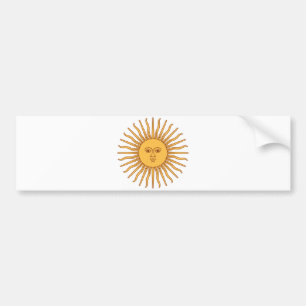 Autocollant De Voiture Soleil argentin