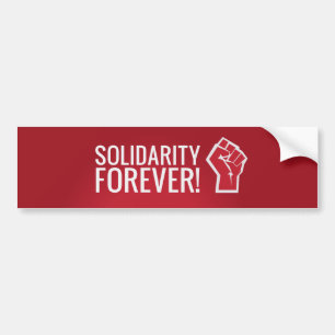 Autocollant De Voiture Solidarité pour toujours !