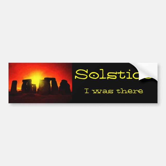 Autocollant De Voiture Solstice (Devant)