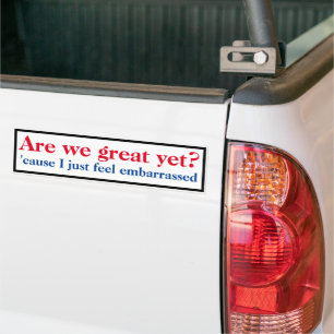 Autocollant De Voiture Sommes-nous encore grands