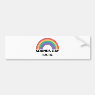 Autocollant De Voiture Sons Gay Im Dans Rainbow Prith Mois Gay