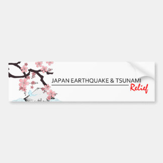 Autocollant De Voiture Soulagement *Japan de tremblement de terre/tsunami