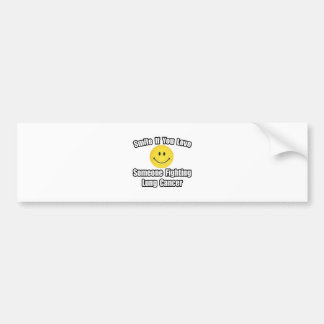 Autocollant De Voiture Souriez...Aimez Quelqu'Un Combattre Le Cancer Du P