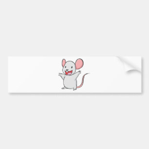 Autocollant De Voiture Souris mignonne