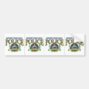 Autocollant De Voiture Soutenez votre police locale