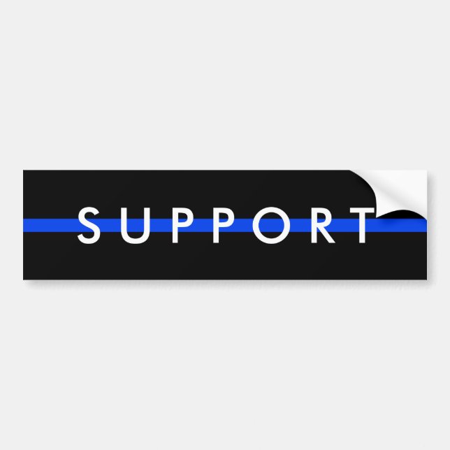 Autocollant De Voiture SOUTENIR LE Sticker Bumper DE LA POLICE (Devant)