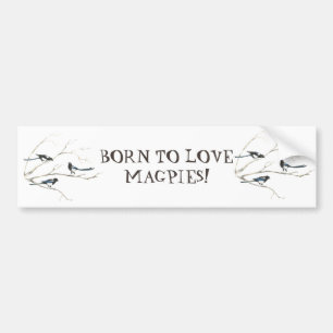 AUTOCOLLANT DE VOITURE SOUTENU POUR AIMER L'ART DE CITATION D'OISEAU DE