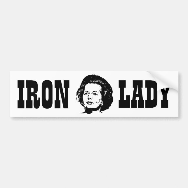 Autocollant De Voiture Souvenirs de Margaret Thatcher (Devant)