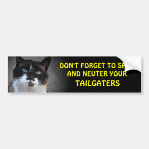 Autocollant De Voiture Spay et Neuter vos TAILGATERS