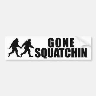 Autocollant De Voiture Squatchin allé