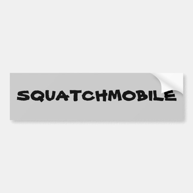 Autocollant De Voiture Squatchmobile (Devant)