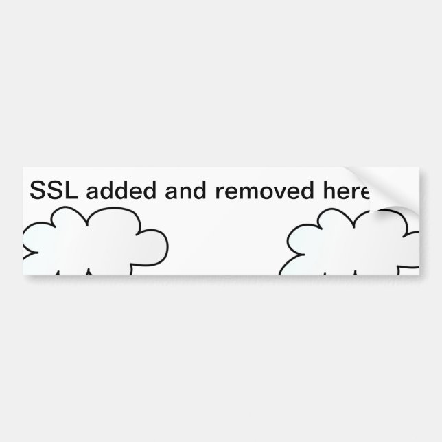 Autocollant De Voiture SSL supplémentaire et enlevé ici ! : -) (Devant)