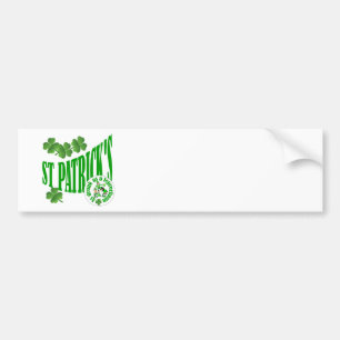Autocollant De Voiture St Patrick's, as drunk as a leprechun