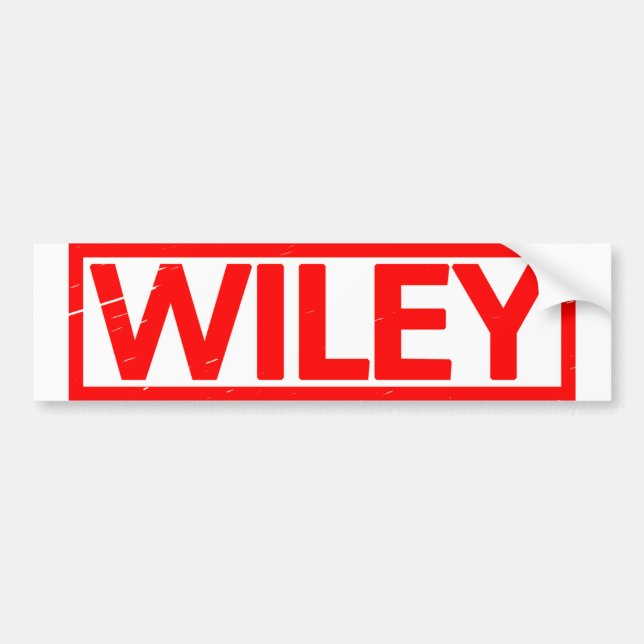 Autocollant De Voiture Stamp Wiley (Devant)
