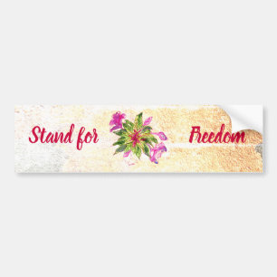 Autocollant De Voiture Stand for Freedom Balsam Bouquet