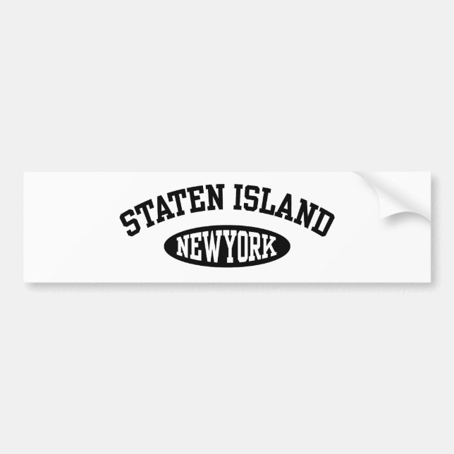 Autocollant De Voiture Staten Island (Devant)