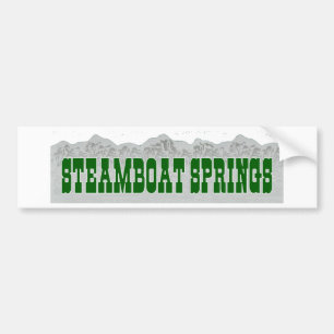 Autocollant De Voiture Steamboat Springs
