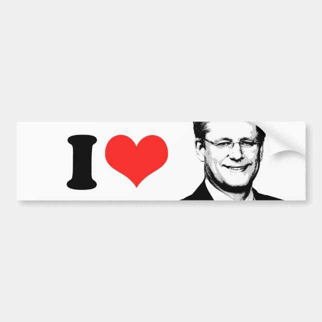 Autocollant De Voiture Stephen Harper (Devant)