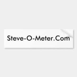 Autocollant De Voiture Steve-O-Meter.Com