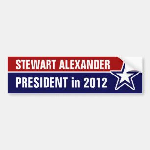 Autocollant De Voiture Stewart Alexander en 2012