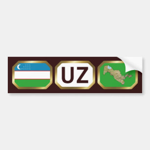 Autocollant De Voiture Stick pare-chocs pour code de la carte du drapeau