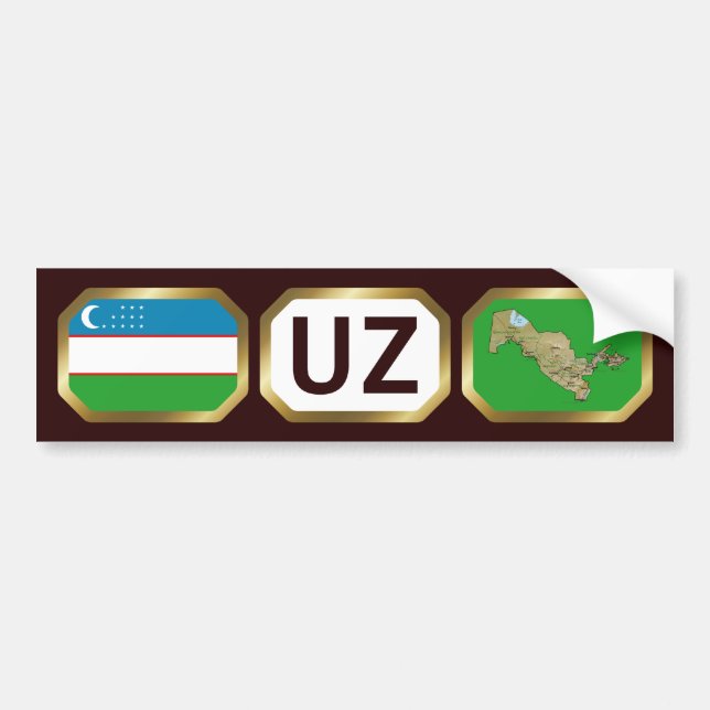 Autocollant De Voiture Stick pare-chocs pour code de la carte du drapeau  (Devant)
