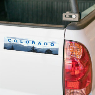 Autocollant De Voiture Stick pare-chocs Sunny Colorado Mountain View