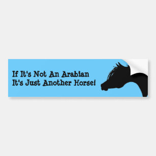 Autocollant De Voiture Sticker à bosse de cheval arabe