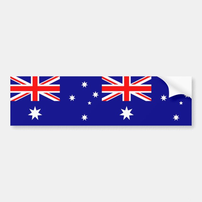Autocollant De Voiture Sticker au drapeau australien (Devant)