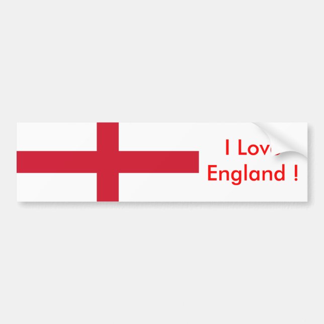 Autocollant De Voiture Sticker avec Drapeau de l'Angleterre (Devant)