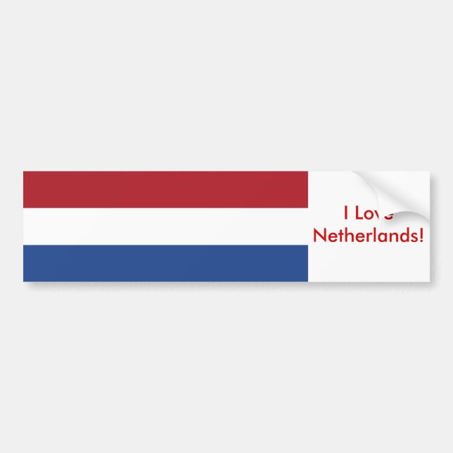 Autocollant De Voiture Sticker avec Drapeau de Pays-Bas (Devant)