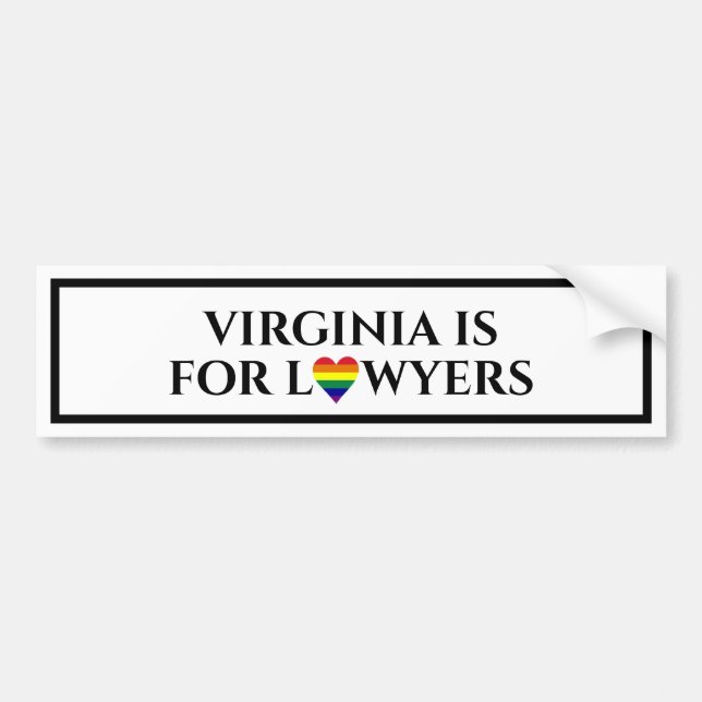 Autocollant De Voiture Sticker Bumper (blanc) pour avocats (Devant)