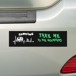 Autocollant De Voiture Sticker Camping Bumper