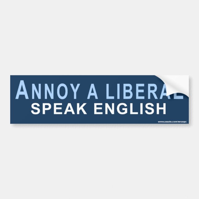 Autocollant De Voiture Sticker conservateur "Annoy A Liberal" (Devant)