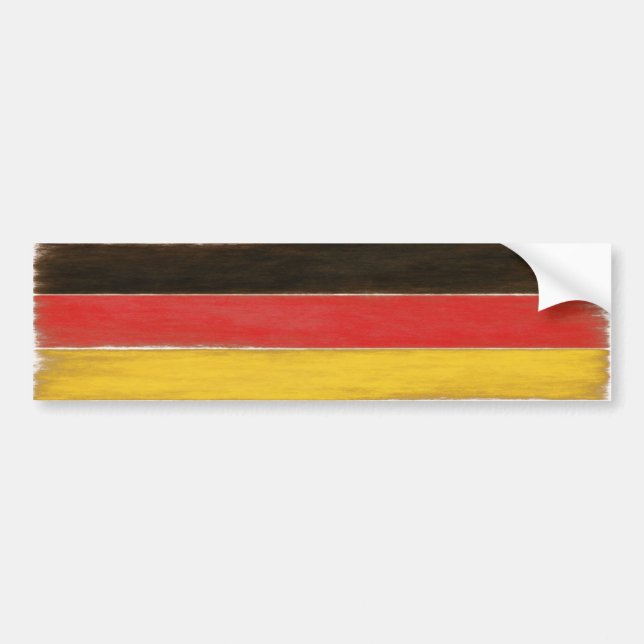 Autocollant De Voiture Sticker Cool démonté Drapeau allemand (Devant)