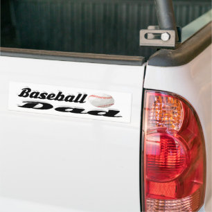 Autocollant De Voiture Sticker de baseball Papa Bumper