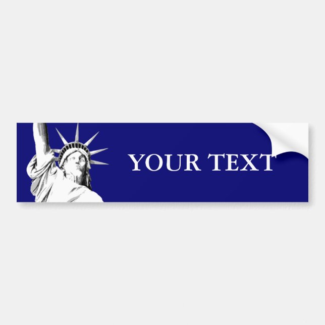 Autocollant De Voiture Sticker de la Statue Américaine de la Liberté (Devant)