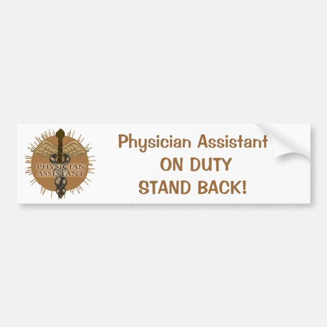 Autocollant De Voiture Sticker de pare-chocs adjoint du médecin (Devant)